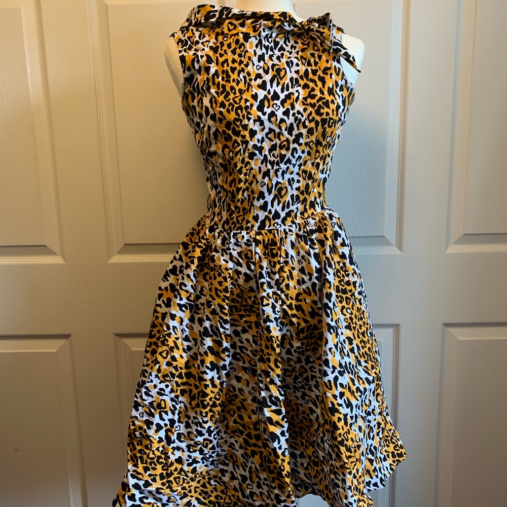 Leopard Print Bernie Dexter dress size Small